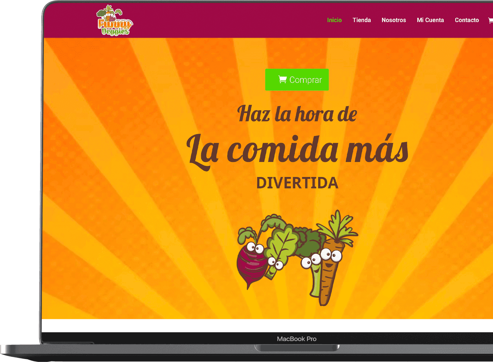 Macbook Pro Funny Veggies 01